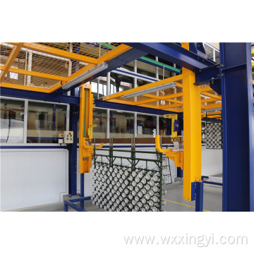 Storage station workpiece store of plating line